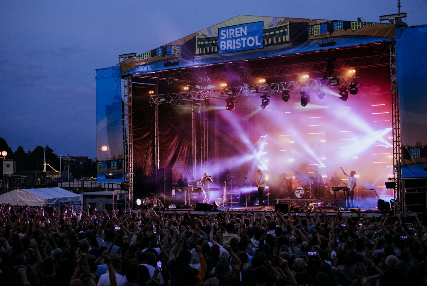 Siren Bristol stage in Bristol Ampitheatre